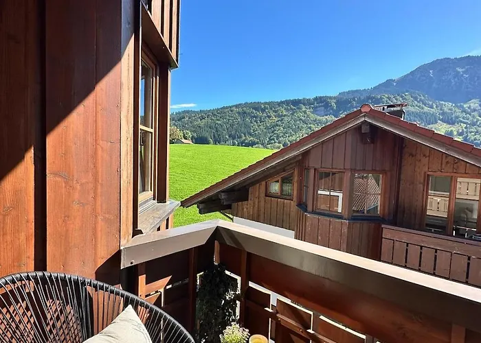 Alpenherz Im Allgaeu, Mit Balkon Und Bergblick Rettenberg