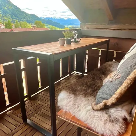 Alpenherz Im Allgaeu, Mit Balkon Und Bergblick Appartamento